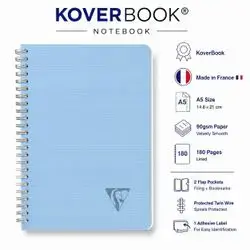 Notebook,french , A5 Size,180 pages.