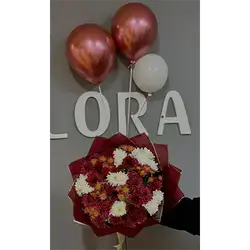 Flower Bouquet – 5 Dawoodi, 2 Baby Rose