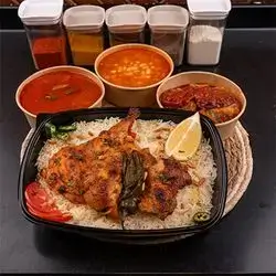 Half Chicken with Rice