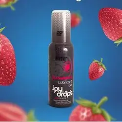 Stawberry lubricant gel joy drops