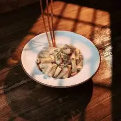 Penne Beef Alfredo