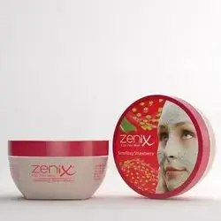 Zenix Clay Face Mask Strawberry 350 G
