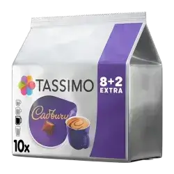 Tassimo Cadbury Hot Chocolate Capsules – 10 Capsules
