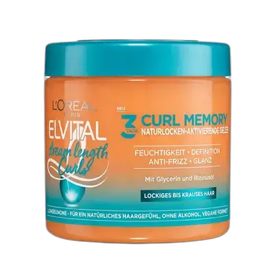 ELVITAL Curl Memory Natural Curls Activating Gel 400ml _ L'OREAL PARIS