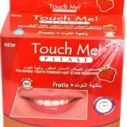Touch Me Please Polishing Tooth Powder Fast Stain Remover Frutix