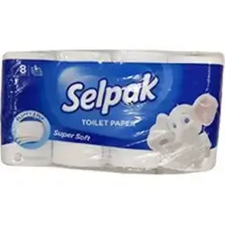 Selpak Toilet Roll Soft 3ply X8