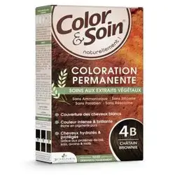 Color & Care permanent coloring - 4B brownie chestnut ammonia free