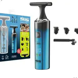 Cordless Back Hair Remover with 6 Attachments for Nose Ear Private Parts and Beard Trimming 2 Speed Modes Rechargeable Wet Dry Electric Shaver