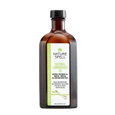 Natural Lemongrass Oil All Hair And Skin Types 150ml _ NATURE SPELL