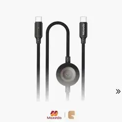 Moxedo 2-in-1 60W PD Charging Cable with Wireless Apple Watch Charger – Nylon Braided