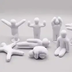 Meccha Chameleon Characters - All Og Poses - Free 3d Print Model Random Color