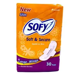 Sofy Pads 30 pcs Large with Wings