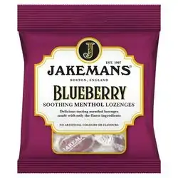 Jakemans Blueberry Soothing Menthol Lozenges 73g