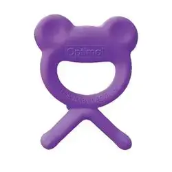 3D Rubber Teether (+4) - Purpule