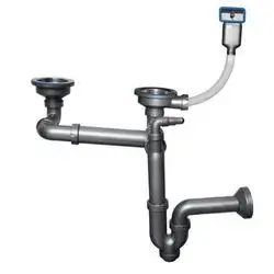 Sink Siphon For Double Bowl