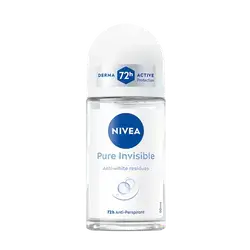 Anti-Transpirant Roll-On Pure Invisible Anti-Traces Blanches 72H Active Protection 50ml _ NIVEA