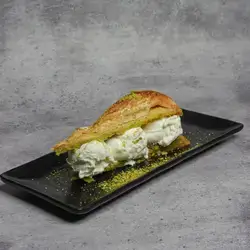 Hauch Baklava With Ice Cream