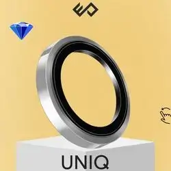 UNIQ Optix Prime Sapphire Stainless Steel Camera Lens Protector for iPhone 17 Pro / 17 Pro Max- Silver