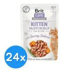 Brit Meat fillets kitten in jelly 85gx24