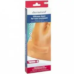 Deramed Silicone Sheet For Scare Treatment 5x20cm(1pcs)