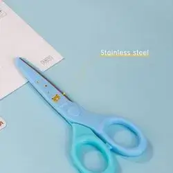 Deli Pastel Scissors BLUE Safety Scissors