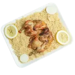 Tannour Grilled Yemeni Chicken Mandi Platter