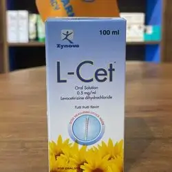 l-cet oral solution 0.5mg/ml levocetirizine dihydrochloride tutti frutti flavor 100ml