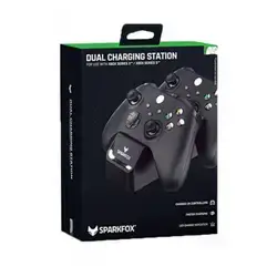 Sparkfox Dual Charging Station for Xbox Series X/S controllers.