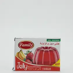 Family Banana And Strawberry Jelly 80 G