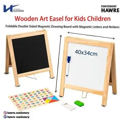 Wooden Art Easel for kids children