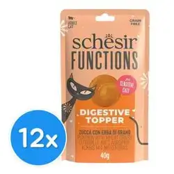 Schesir Functions Digestive Topper in Pumpkin with Wheat Grass x12