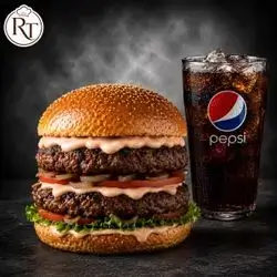 Double Beef Burger Meal