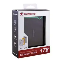 Transcend External Hard Disk Portable 1 TB Anti-shock