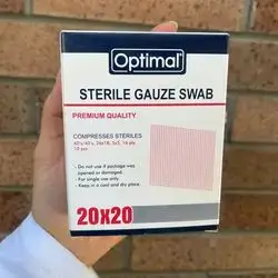 Optimal compresses steriles 20x20 cm 10pcs premium quality