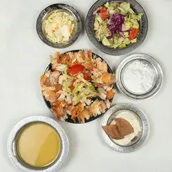 Half Chicken Shawarma Plate