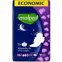 Molped Maxi Thick Extra Long 16 Pads