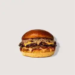 Smash Mushroom Burger With Combo