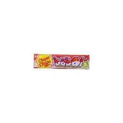 Chupa Chups Big Babol Strawberry Cream Flavoured Chewing Gum 5X22.5G
