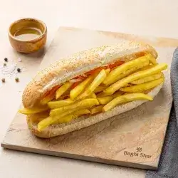French Fries Sandwich With Hajari Bun