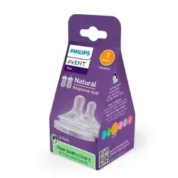 Philips Avent 2 Teats Natural Response 3 Medium