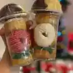 A Cup Of Mini Donuts