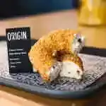Simit With Cream Cheese and Olives