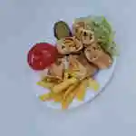 Potato 1 saj Arabic roll