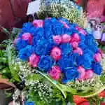 Blue Rose Rose Purple Gypsophila Accessories