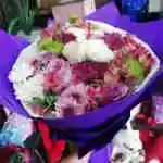 David Alwan Is A Problem Pink Rose Alstromeria Purple White Rose Accessories White Purple Packaging