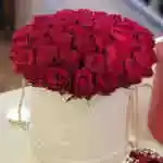 Red Rose Round Box