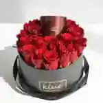 Rose Red Round Box
