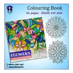 Colouring Book ''Flowers''