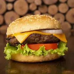 Meat Hamburger with Cheese