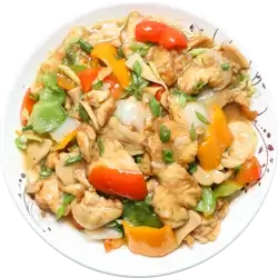 Wok Fried Chicken with Mushroom